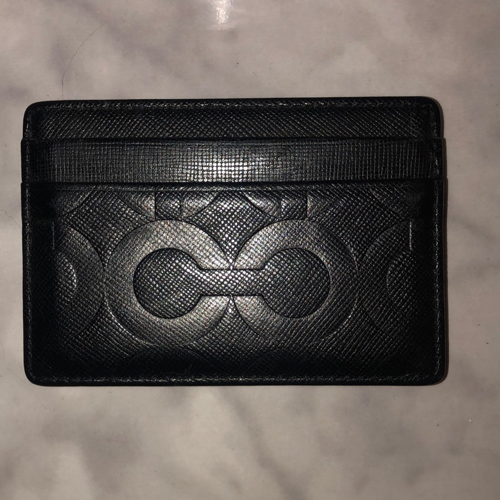 NWOT Coach Card Wallet, never used, perf condition